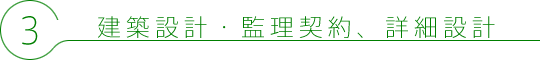 建築設計・監理契約、詳細設計